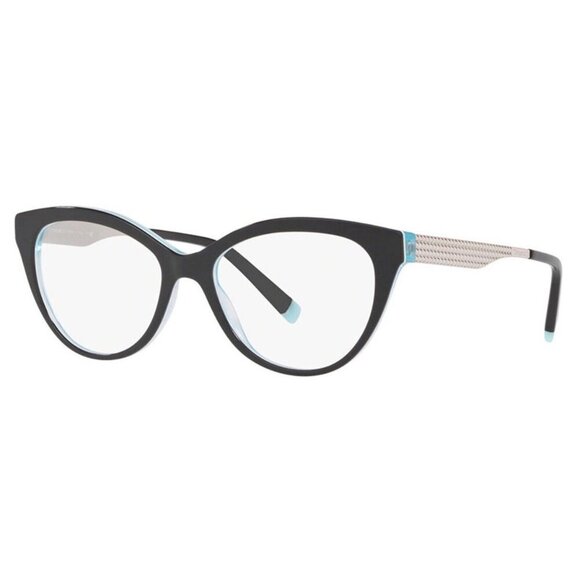 Tiffany & Co eyeglasses TF2180 8274 Black on Blue 52mm - Picture 1 of 5